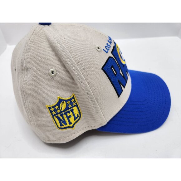 Los Angeles Rams New Era Stone/Royal 2023 NFL Draft On Stage Snapback Hat Cap - Picture 4 of 13